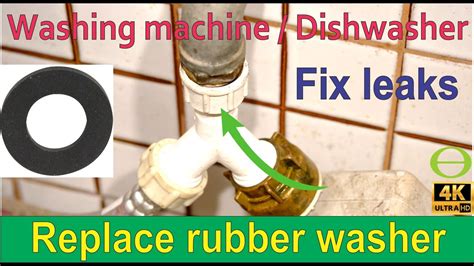 how to stop washer hose from leaking|How to Fix a Leaky Washer: 9 Steps (with Pictures)